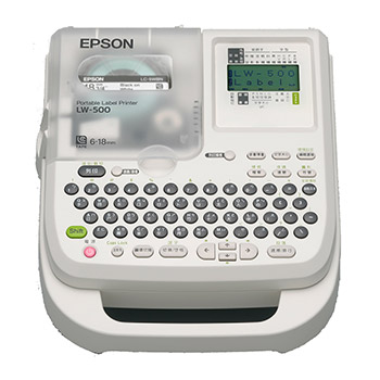 EPSON LW-500 可攜式自動裁切標籤機